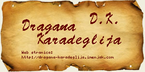 Dragana Karadeglija vizit kartica
